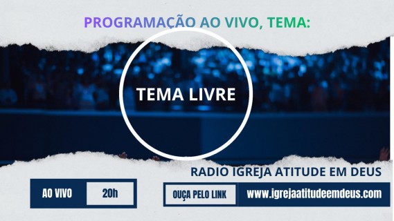 Programação Ao vivo Todas as Segundas